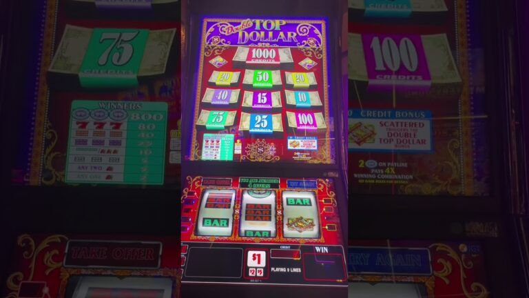 Top dollar in Vegas went soooo well! $10 spins! #vegas #topdollar #lasvegas #casinoshorts