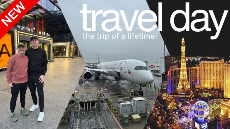 Travel Day to LAS VEGAS! Virgin Atlantic Premium Economy A350 LHR–LAX + Road Trip