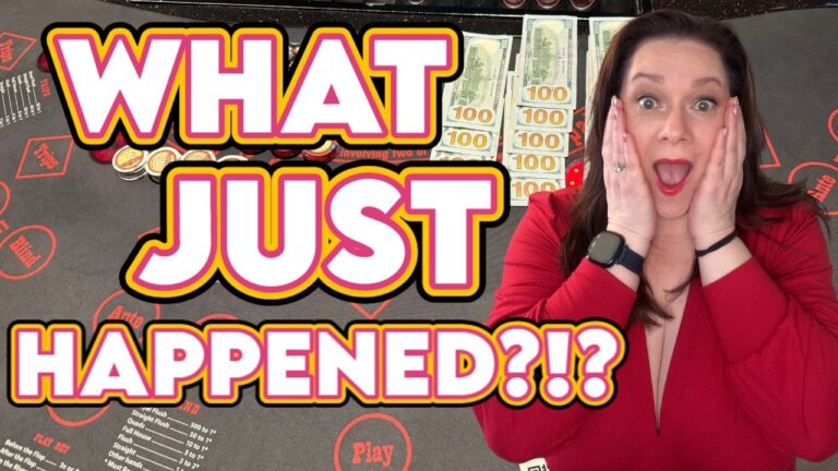 ULTIMATE TEXAS HOLD ‘EM in LAS VEGAS! WHAT JUST HAPPENED??