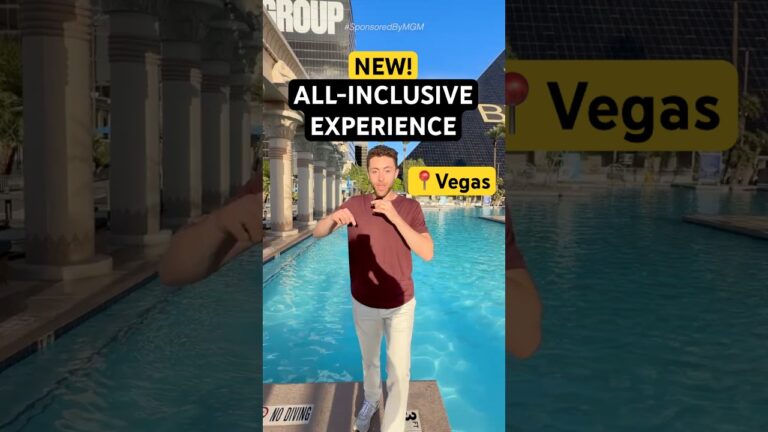 Vegas’ brand new all-inclusive package with MGM Resorts 🔥  #SponsoredByMGM