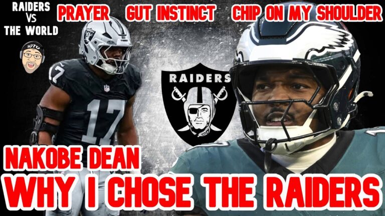 WHY NAKOBE DEAN TURNED DOWN OTHER OFFERS FOR THE LAS VEGAS RAIDERS (The REAL Reason)