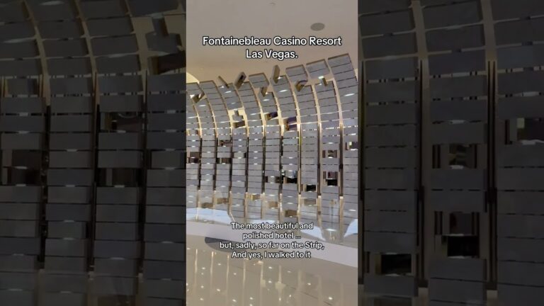 Walk around Fontainebleau Las Vegas casino resort #lasvegashotel #fontainebleau