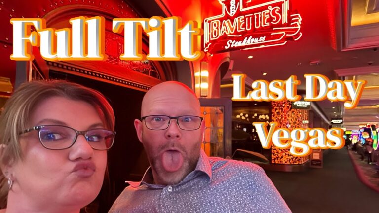 We Spent Everything on Our Last Day in Vegas…