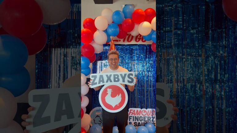Zaxby’s 1 Year Anniversary in Las Vegas! 🍗