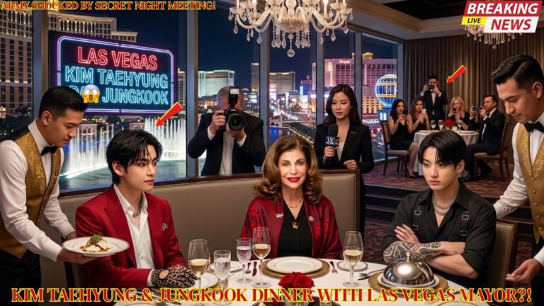 1 HOUR AGO! Las Vegas Mayor Invites Kim Taehyung & Jungkook to Private Dinner!