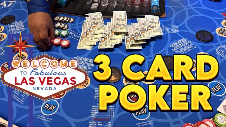 3 CARD POKER in LAS VEGAS! 🍀🍀 #counter