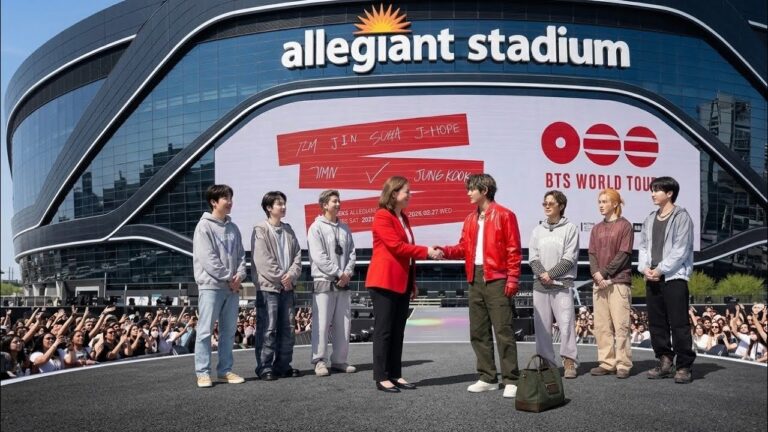 3 minutes ago, the grand welcome from the Las Vegas government for BTS left the world astonished!
