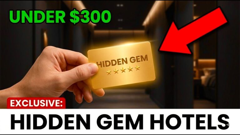 5 Luxury Hotels Under $300 That SHOULD Cost $500 (Hidden Gems The Industry Doesn’t Want You To Find)