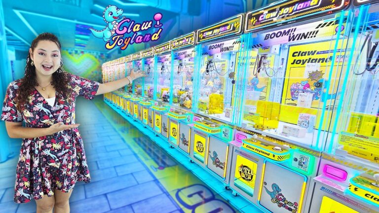 $50 Claw Machine Challenge at Claw Joyland Las Vegas!