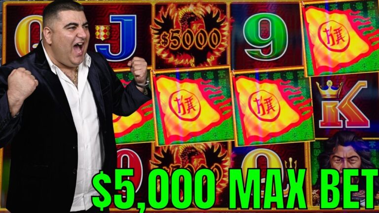 $5,000 Max Bet Bonus On Million Dollar Phoenix Link Slot