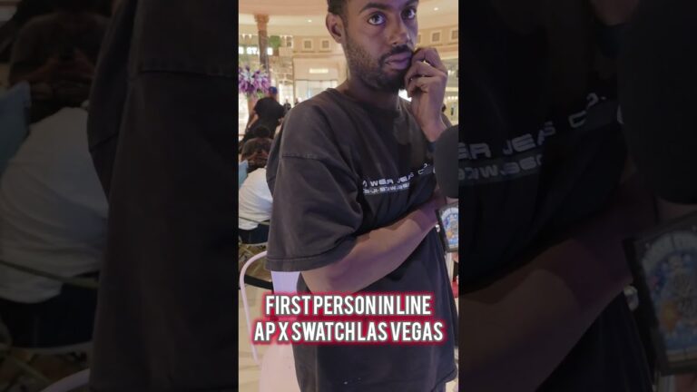 AP x Swatch Las Vegas – First Person in line!