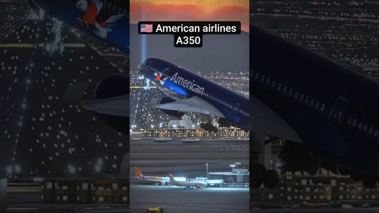 American Airlines A350 Taking Off from Las Vegas 🇺🇸✈️ | Powerful Departure #shorts #aviation