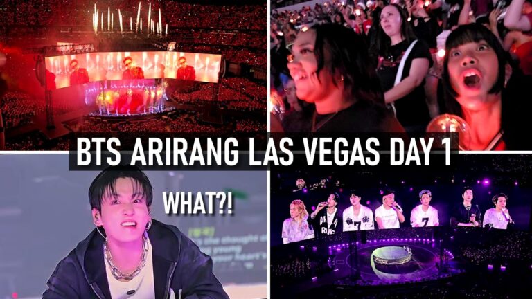 BTS ARIRANG Las Vegas Day 1 | Got emotional 😭[Vlog/fancam] FULL CONCERT HD