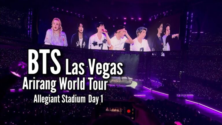 BTS Concert Las Vegas | Allegiant Stadium | Crowd  Talk Army