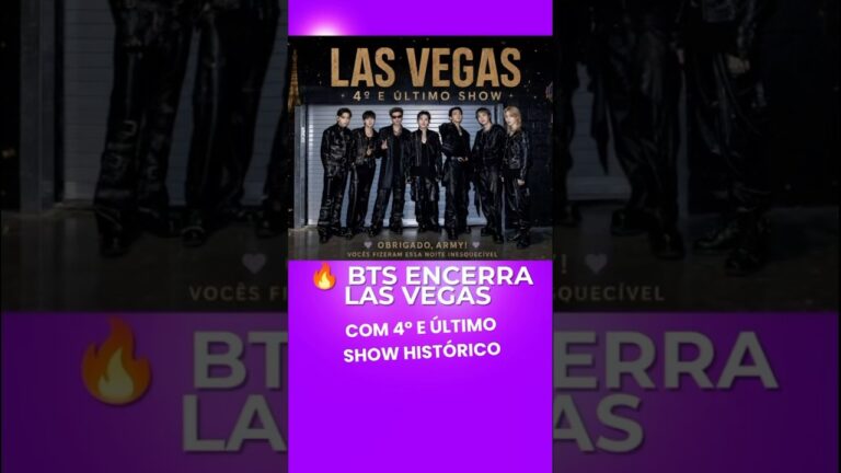 BTS ENCERRA LAS VEGAS COM 4º E ÚLTIMO SHOW HISTÓRICO :#BTS #LasVegas #BTSLasVegas #ARMY #KCultura 💜