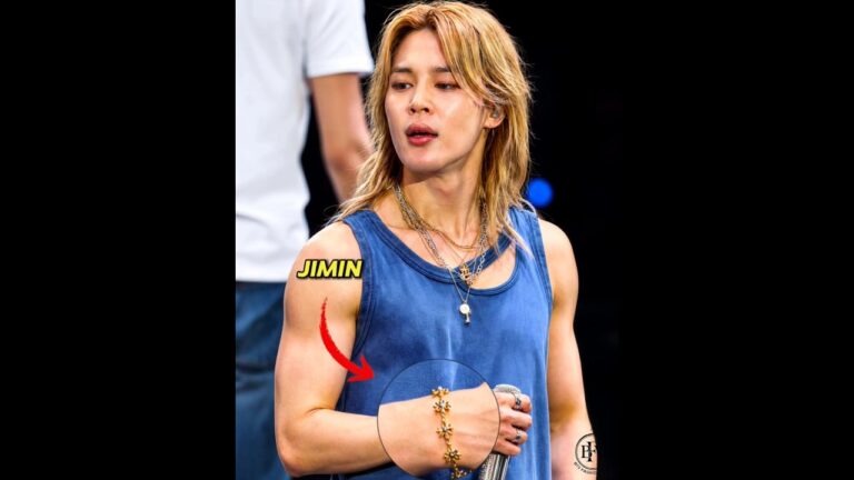 😱 BTS Jimin’s $3,500 Gold Bracelet So Elegant ✨️ BTS at Las Vegas Concert #bts #jimin #parkjimin