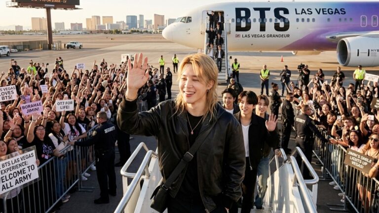 ✈️ BTS LAS VEGAS ARRIVAL GOES VIRAL! JIMIN’S SMILE Has ARMY SCREAMING !😭