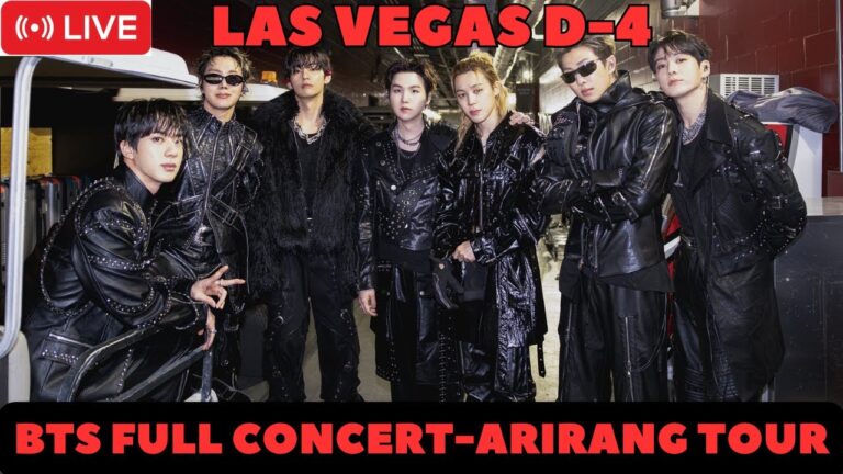 BTS LIVE CONCERT IN LAS VEGAS DAY 4 – ARIRANG TOUR