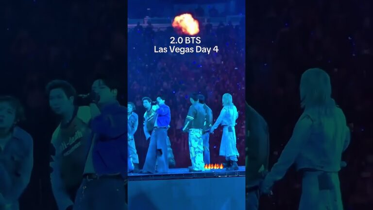 BTS performed their final night in Las Vegas | 2.0 BTS. #bts #arirang #btsconcert #lasvegas