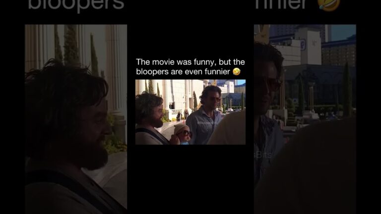 Baby BREAKS Zach Galifianakis And Ed Helms in HILARIOUS Las Vegas Hangover BLOOPER!