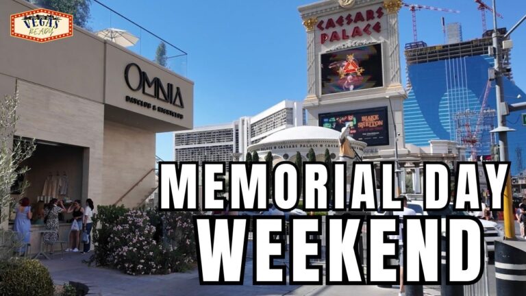 Bellagio & Caesars Palace Memorial Day Weekend Walkthrough May 2026