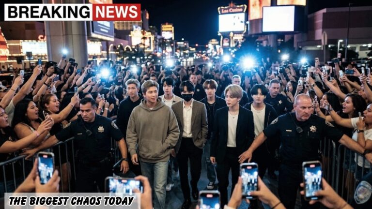 Breaking News: BTS Arrival Turns Las Vegas Into the Most Chaotic City Today
