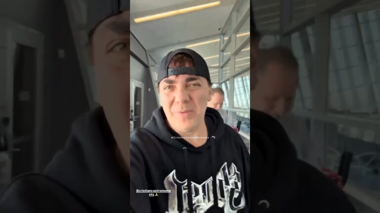 CRISTIAN CASTRO envía saludos a un seguidor (Las Vegas – 11/05/2026)