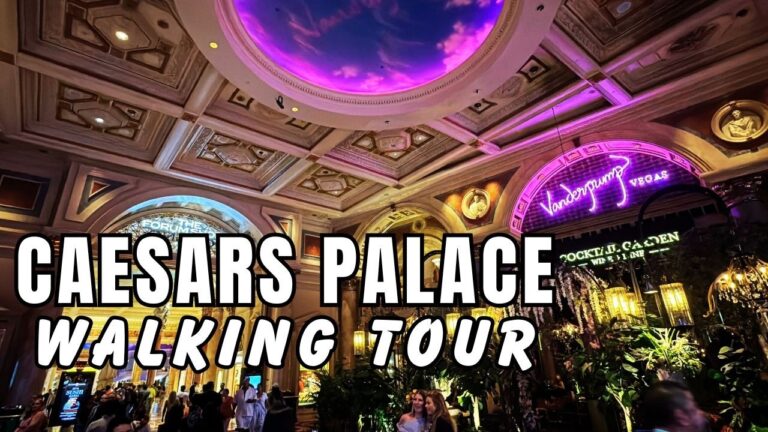 Caesars Palace Las Vegas Walking Tour – What’s New in May 2026 Dayclubs, New Signs & More