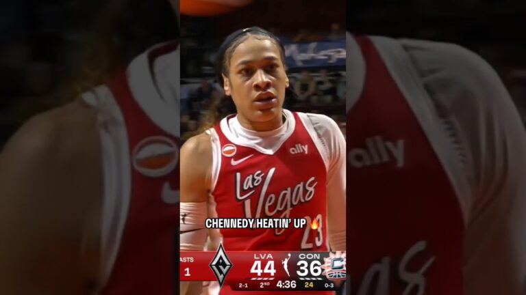 🔥 Chennedy Carter back to back buckets | Las Vegas Aces WNBA women’s basketball #shorts #short #wnba