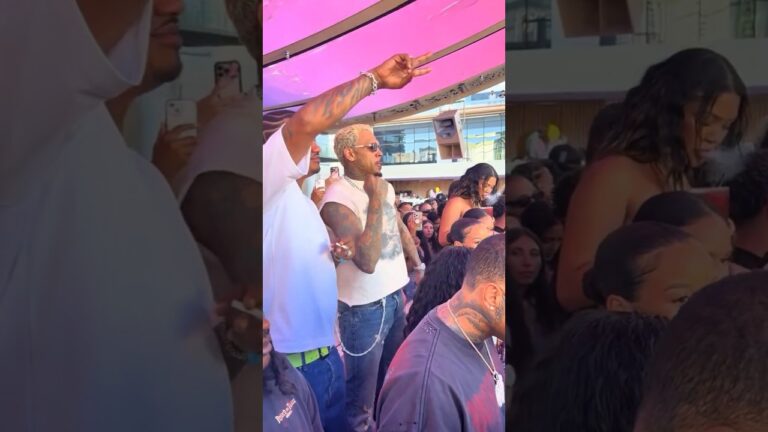 Chris Brown Living His Best Life At Marquee in Vegas 😎