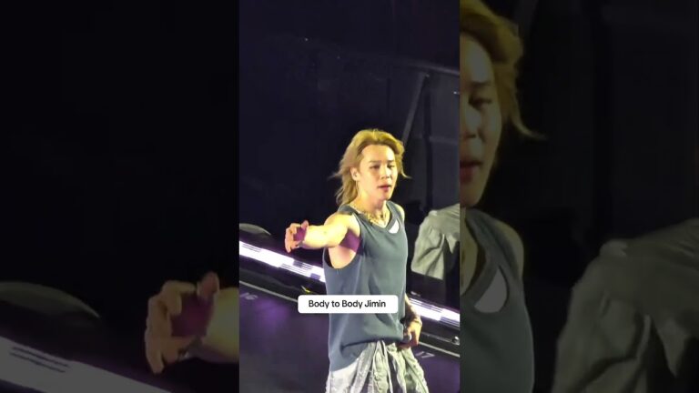 Cute and pretty Jimin, please get some good rest | Las Vegas D4. #bts #arirang #jimin #lasvegas