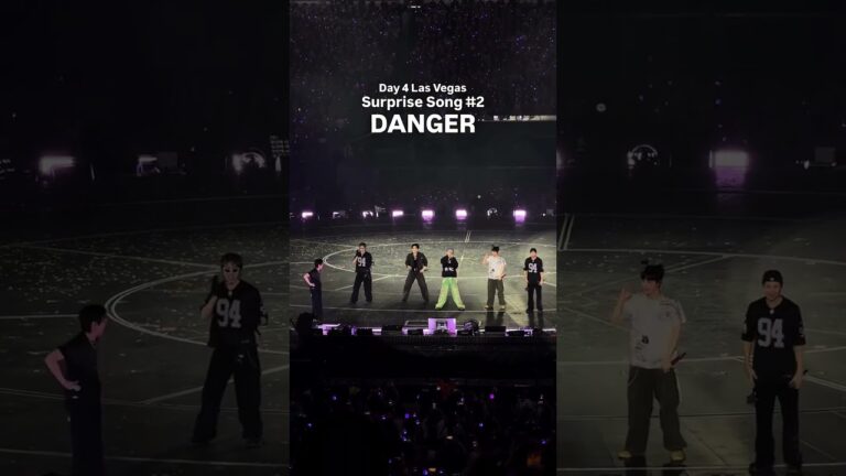 Day 4 Las Vegas | BTS dance DANGER | BTS tour Arirang. #bts #arirang #danger #btsconcert #lasvegas