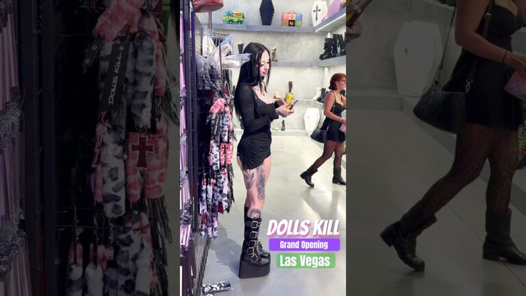 Dolls Kill Clothing Store Grand Opening 🎉 AREA 15 Las Vegas #rave #lasvegas