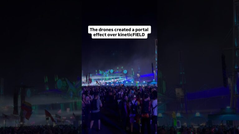 Drone Show At EDC Las Vegas 2026