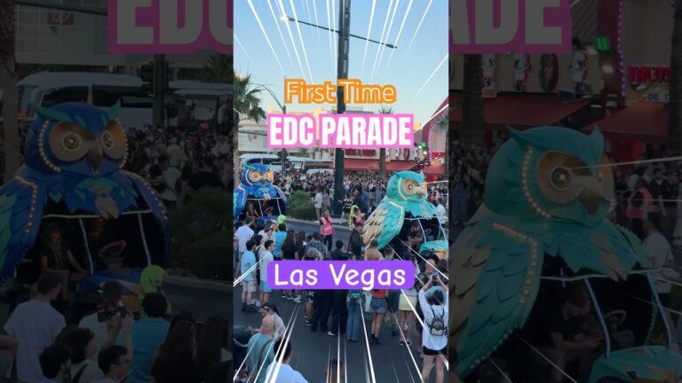 EDC 🌼 World Party Parade 🌱 kicks off Las Vegas electronic music festival 🍄 #edc #lasvegas #edclv
