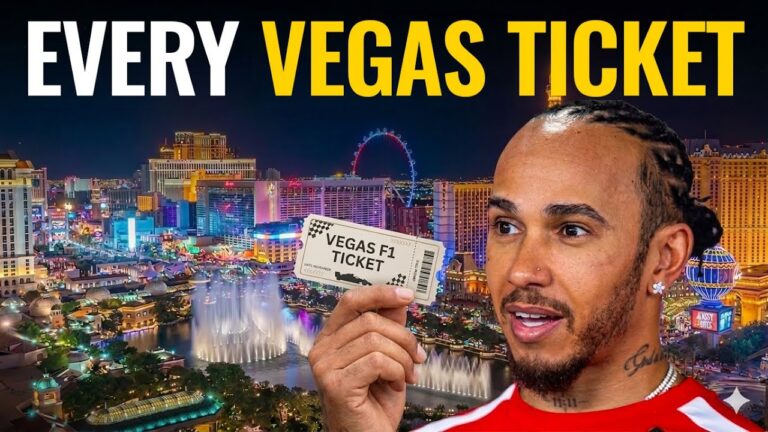 Every LAS VEGAS F1 TICKET explained!