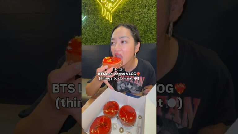 Everything I ate for the BTS Concert in Las Vegas! #foodvlog #btsarmy #btsconcert #lasvegas #vegas