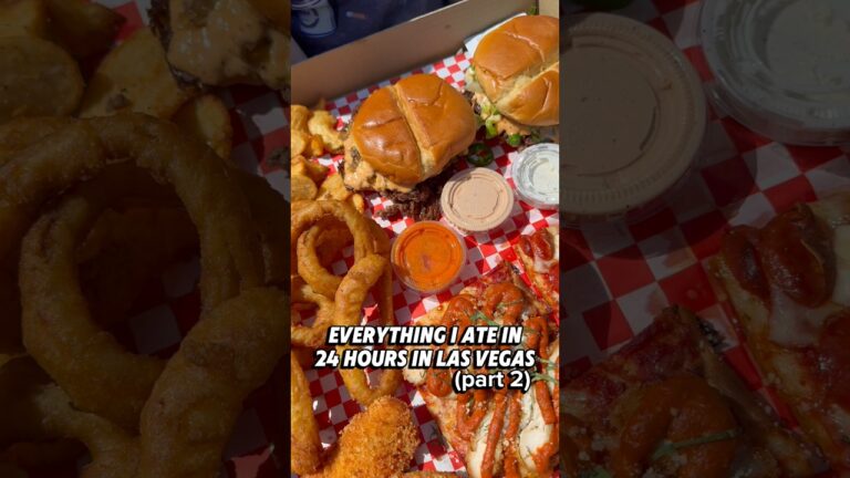 Everything I ate in 24 hours in Las Vegas Pt. 2