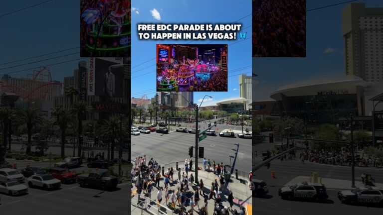 FREE EDC PARADE COMING TO LAS VEGAS! #vegas #shorts