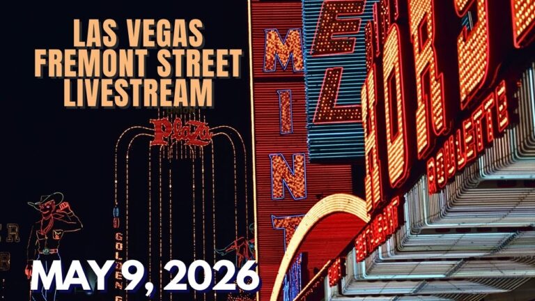 FREMONT STREET EXPERIENCE LAS VEGAS SATURDAY NIGHT IN MAY 2026! BUSY??