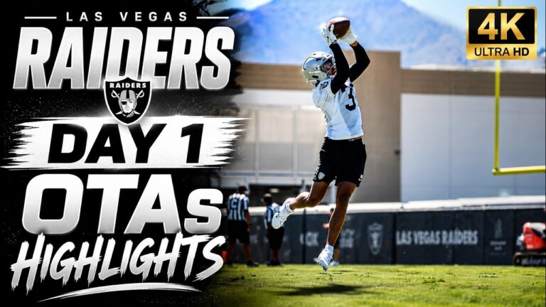 FULL LAS VEGAS RAIDERS OTAs DAY 2 HIGHLIGHTS IN 4K : FERNANDO MENDOZA