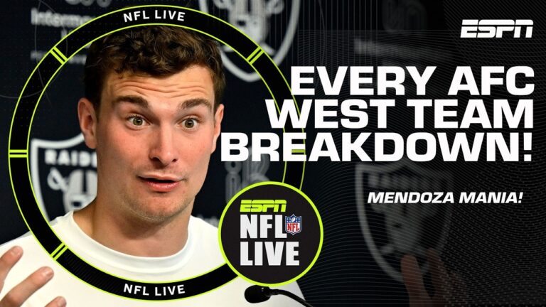 Fernando MENDOZA MANIA is in FULL EFFECT at the Las Vegas Raiders! 🔥 | NFL Live