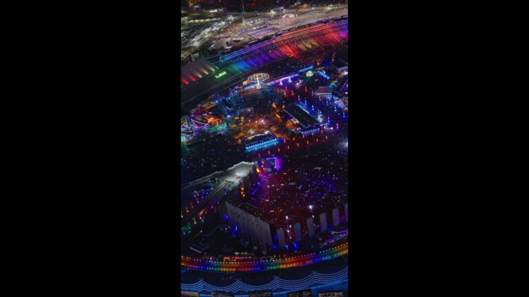 Flying Above EDC Las Vegas 2026