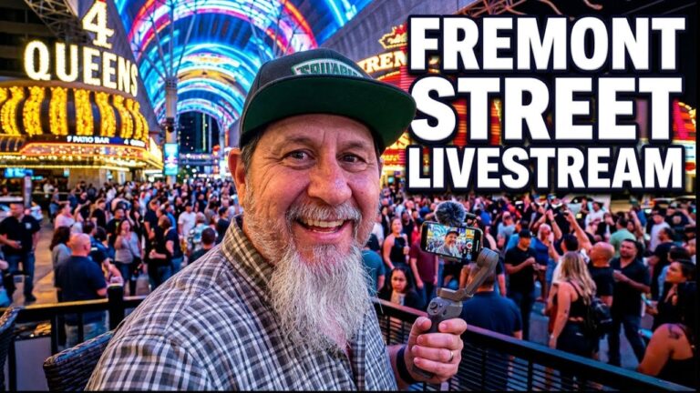 Fremont Street LAS VEGAS Right Now!