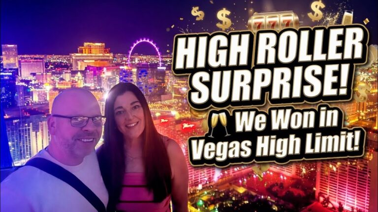From Manchester to Las Vegas High Roller Chaos! Surprise Package and Big Wins (Part 1)