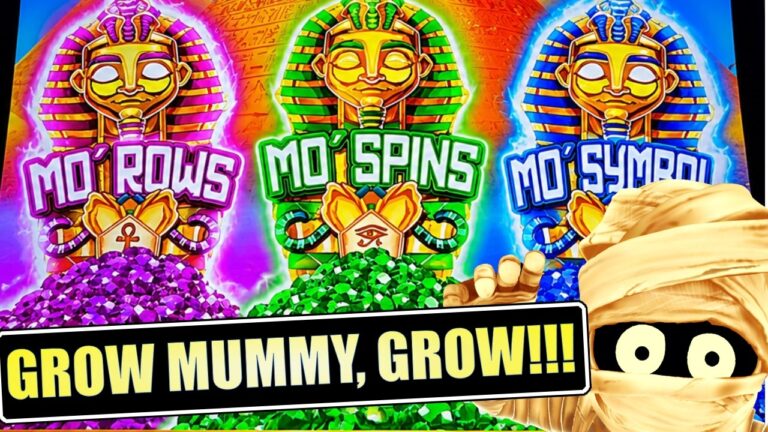 GROW MUMMY, GROW!!!! WINNING AT THE SUNCOAST CASINO LAS VEGAS! Slot Machine (ARISTOCRAT GAMING)