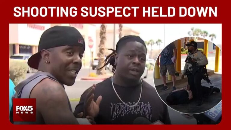 Good Samaritans tackle suspect during Las Vegas grocery store shooting that left couple dead