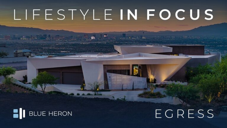 Hidden Above Las Vegas | $8.5M Modern Dream Home | Egress by Blue Heron