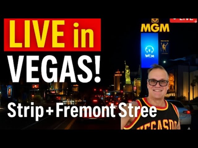 🔴 ⚠️ How EMPTY 💰 is EDC Las Vegas? Live Vegas Strip Drive – Saturday night! 🌴✨ #subscribe #edc