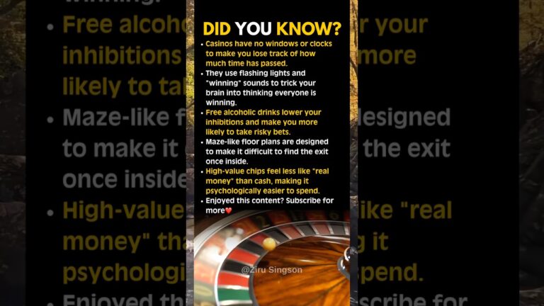 😱How Las Vegas Casinos Make Sure You Lose